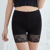 Modal Large Lace-Trimmed Three-Quarter Leggings: Solid Color, Anti-Exposure, Summer Thin Girls' Safety Pants