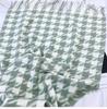 Women's Medium-Length Houndstooth Scarf - Warm, Sweet Style, Imitation Cashmere, Tassel Snood, Thick Shawl