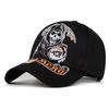 Samcro Baseball Cap Soa Sons Of Anarchy Skull Embroidery Casual Snapback Hat Fashion High Quality Racing Motorcycle Sport Hat