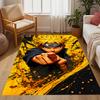 Naruto: Team Bonding Adventure Themed Anti-Slip Rugs - Polyester Home Decor, Suitable for Bedrooms, Living Rooms, Doorways, Studios, and Decorations