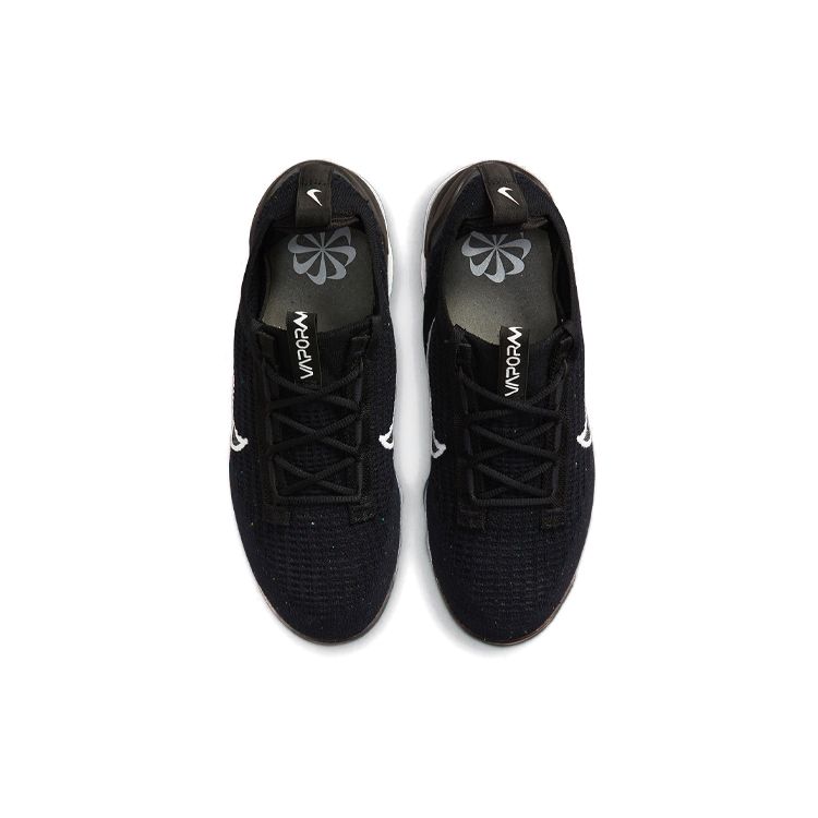 Nike Air VaporMax 2021 Flyknit Черные крапчатые женские кроссовки Металлик-Серебристый Белый DC4112-002