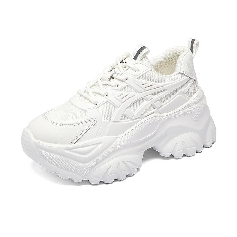 Thick-soled dad shoes women's new autumn breathable orgasm retro little white casual sports shoes women