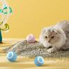 Песочница для кошек Дерево Интерактивные аксессуары для кошек Игрушки для дома Роллинг USB Зарядные устройства для домашних животных Электрический мяч ABS Игрушка Smarts
