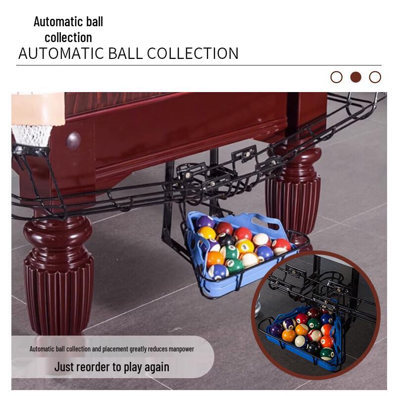 Standard 9ft Chinese Black Eight Billiard Table