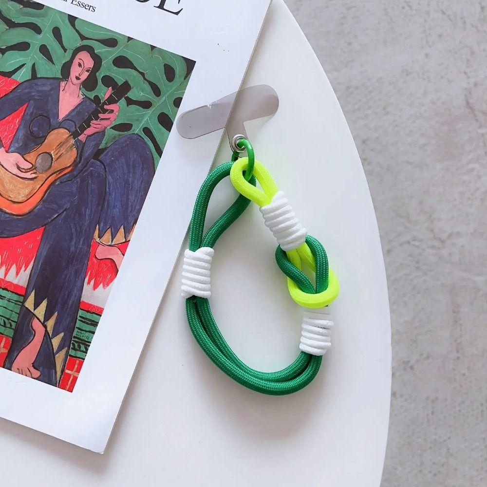 Дофаминовый ремешок на запястье Цветной чехол для телефона Аксессуар Подвеска Модный Красочный Короткий Подвесной Шнурок Сумка