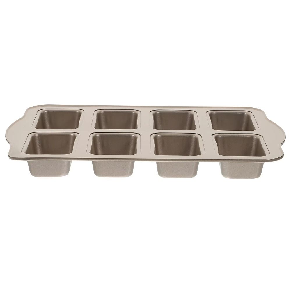 Large Capacity Mini Bread Baking Mold 8-Cavity Carbon Steel Cake Mold Muffin Dessert Tray Bakeware