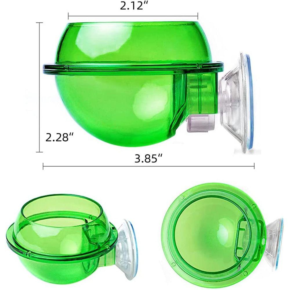 Контейнер для еды на присосках, защищенный от побега, Миска для кормления рептилий, Кормушка, Тарелка, Миска для червей