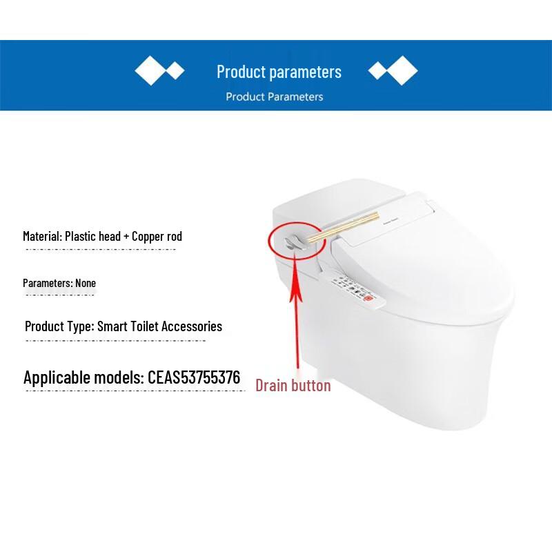 Songo American Standard Compatible Toilet Side Flush Lever