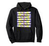 Rainbow Stripe Colored Pencil Drawing Design Hoodie