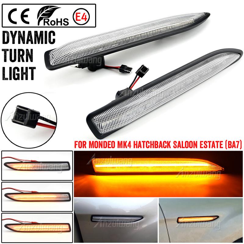 Светодиодный боковой габаритный огонь, указатель поворота для Ford Mondeo Mk4 2007 2008 2009 2010 2011 2012 2013 2014 2015 хэтчбек/седан/универсал(БА7)