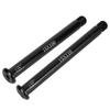 Front Fork Axle Black Aluminium Alloy Hub Tube Thru Shaft Boost for RockShox Mountain 