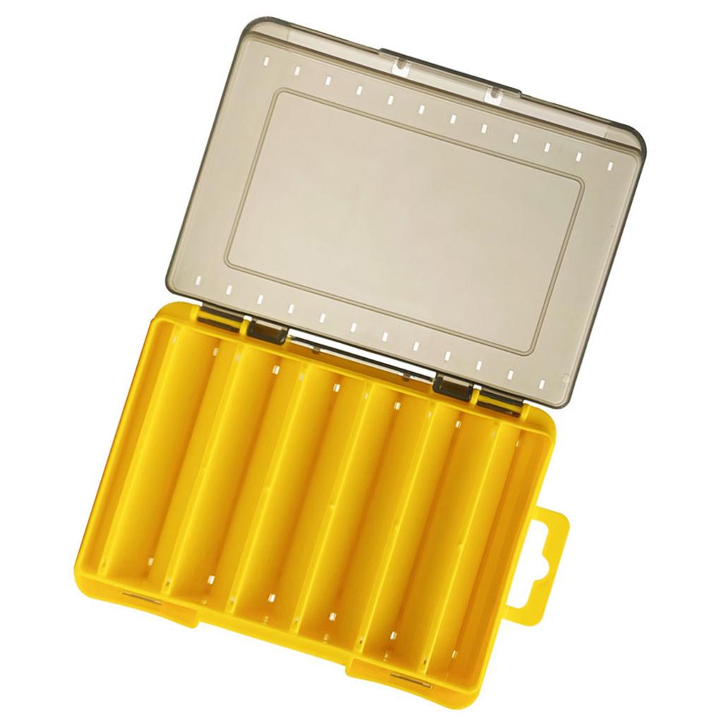 Водонепроницаемый двухсторонний ящик для инструментов для рыболовных крючков, органайзеры для ловушек, прозрачные клеммы, чехол для снастей