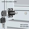 Lock Antitheft Child Safety Lock Flat Sliding Door Lock Screw Door Lock Key Shift Door Lock
