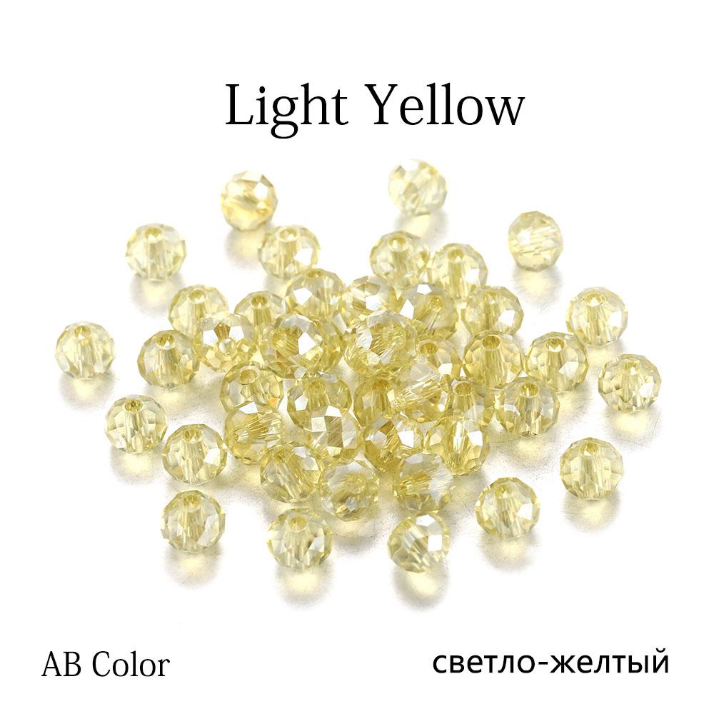 70-300 шт. 3/4/6/8 мм полупрозрачные чешские хрустальные стеклянные бусины граненые красочные бусины-разделители для DIY браслетов принадлежности для изготовления ювелирных изделий