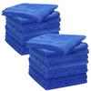 Mini Car Wash Towel Set of 20 30 X 30 Cm Blue Microfiber Towel Microfiber Cloth Super Absorbent Quick Drying Car Wash Cloth Wiping Car Wash Towel Car