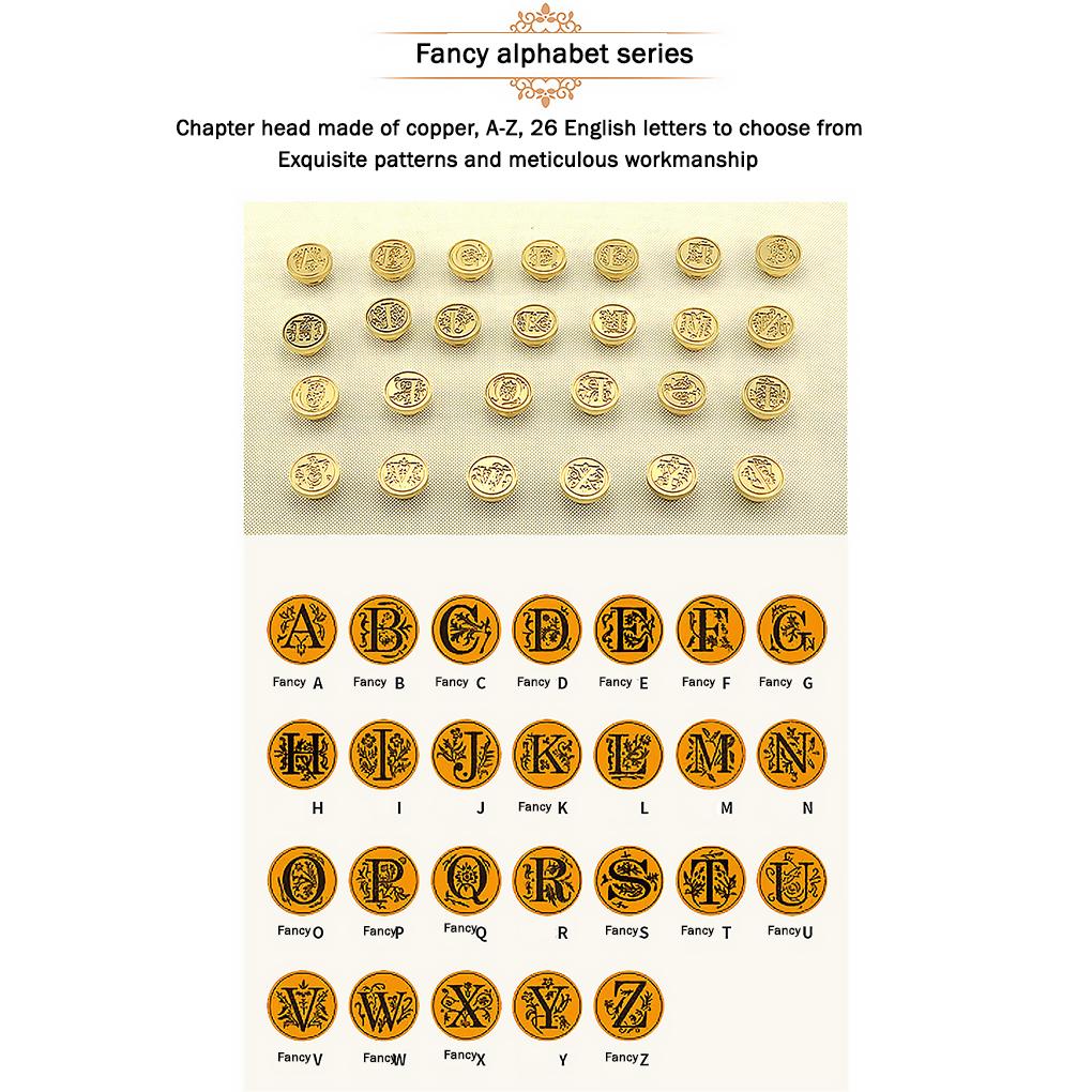 Набор печатей из сургуча с деревянной ручкой и