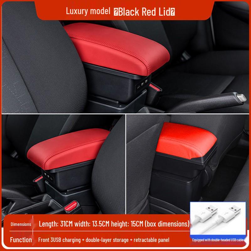 Подлокотник-бокс для Suzuki CELERIO: Центральная консоль для хранения и подлокотник