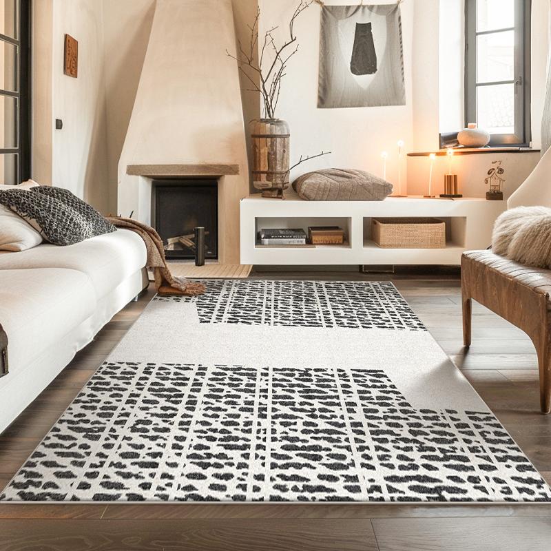 Fluffy Soft Carpets for Living Room Minimalist Retro Bedside Rug Large Area Bedroom Decor Anti-slip Carpet Plush Study Floor Mat