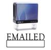 EMAILED Self Inking Rubber Stamp Black Ink Office Stamp Custom Colop Stamper