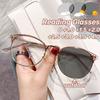 Women Vintage Metal Photochromic Eyeglasses Classic Round Anti Blue Light Reading Glasses Frame Female Presbyopia Eyewear