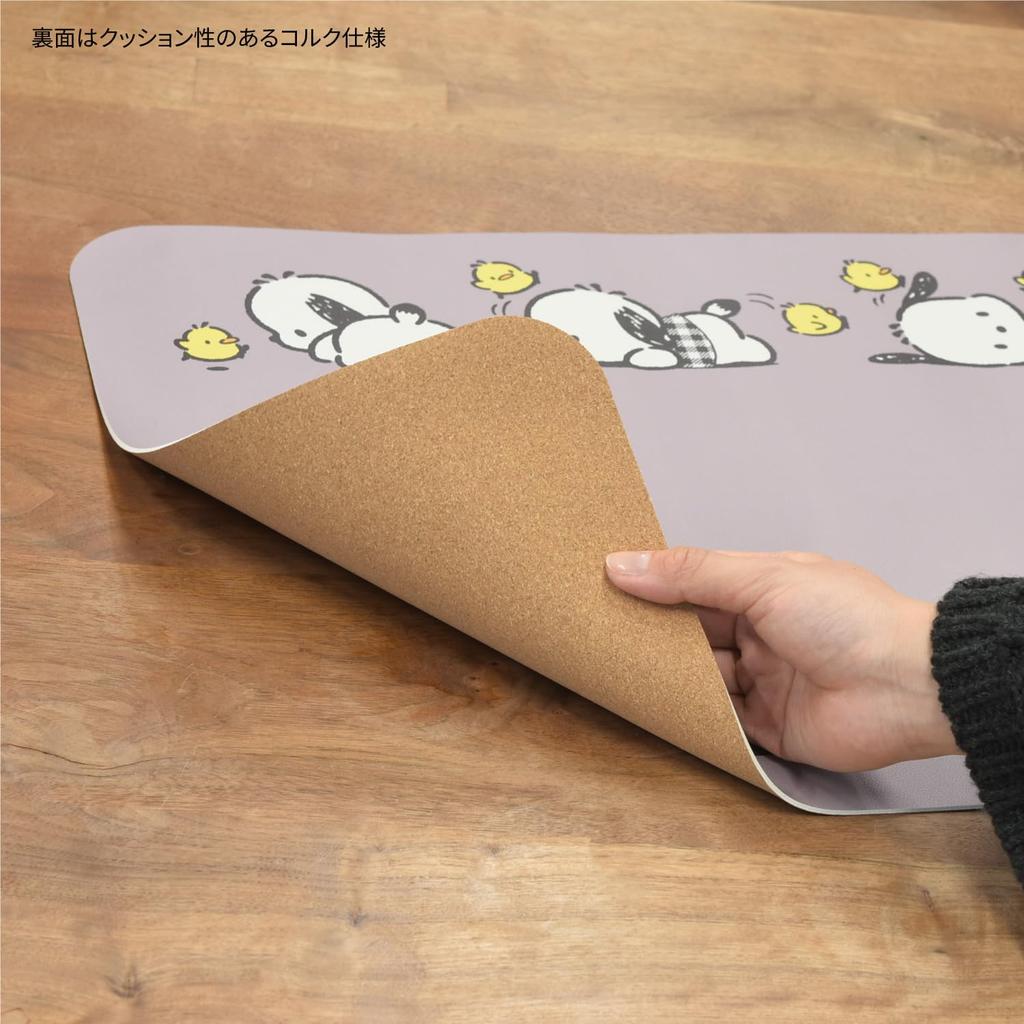 Gourmandies Sanrio Characters Настольный коврик L Размер Pochacco SANG-376PC