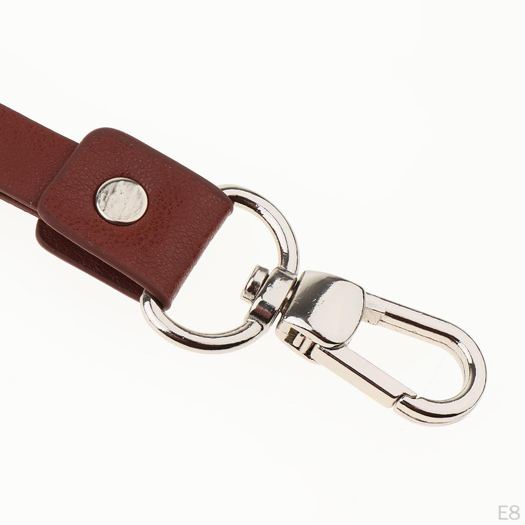 Ретро PU кожаный шейный ремешок шнурок металлический зажим для карт бейджей