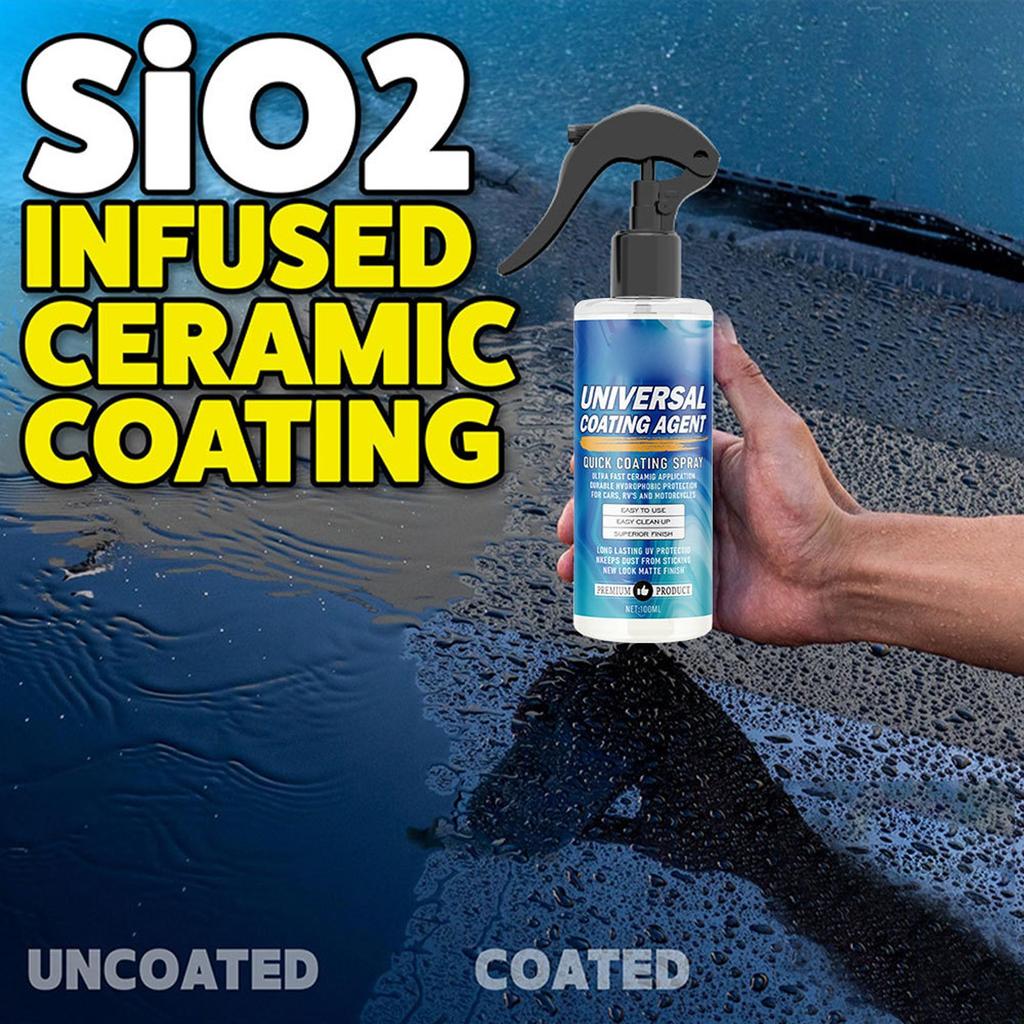 Автомобильное покрытие, средство для ухода за лакокрасочным покрытием автомобиля, нанопокрытие, полировка, отверждение, жидкость, общее автомобильное покрытие, спрей 100 мл
