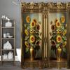Sunflower Shower Curtain, Bathroom Decorative Shower Curtain, Waterproof Shower Curtain with Hooks