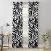 Абстрактные оконные шторы из кожи зебры для гостиной, кухни, современные шторы, домашний декор, жалюзи, шторы