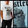 Гангстерская футболка мафиози криминальный босс мафия Born Hustler Thug Life футболка
