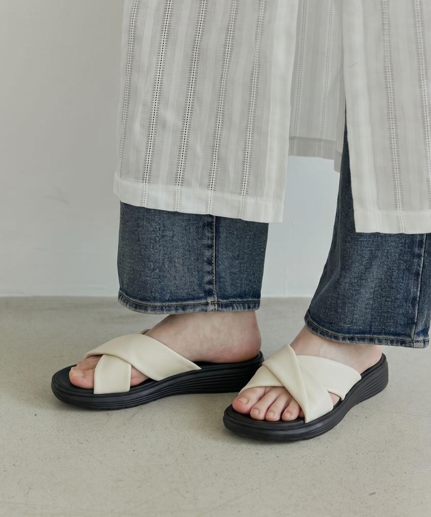 Spur Camille Softly Flatform Sandal 4.5Cm -Us9050 (3Color)