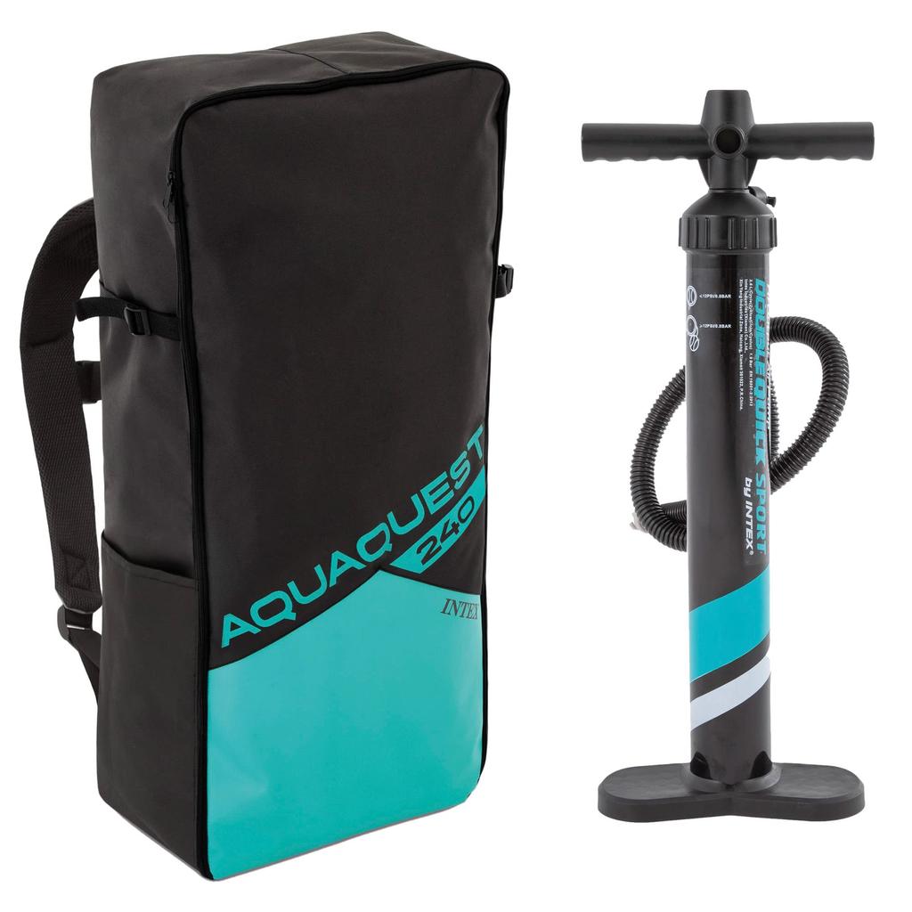 intex SUP Доска Надувная Aqua Quest 240 Юношеская 68241 Японская [Оригинальный Продукт]