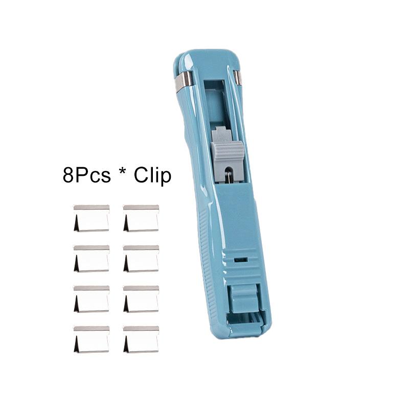 1 шт. мини пластиковые школьные принадлежности ручной зажим инструменты для переплета нажимной степлер для документов