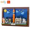 Wange Venice City Skyline Jigsaw Puzzle Hanging Art Decor Living Room Assemblage Building Blocks Urban Brick Construction Blocks No.4928