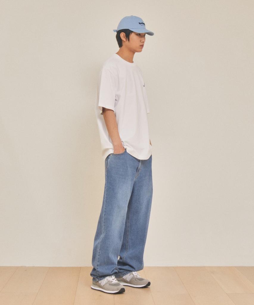 MARK GONZALES Relaxed Denim Pant - Blue