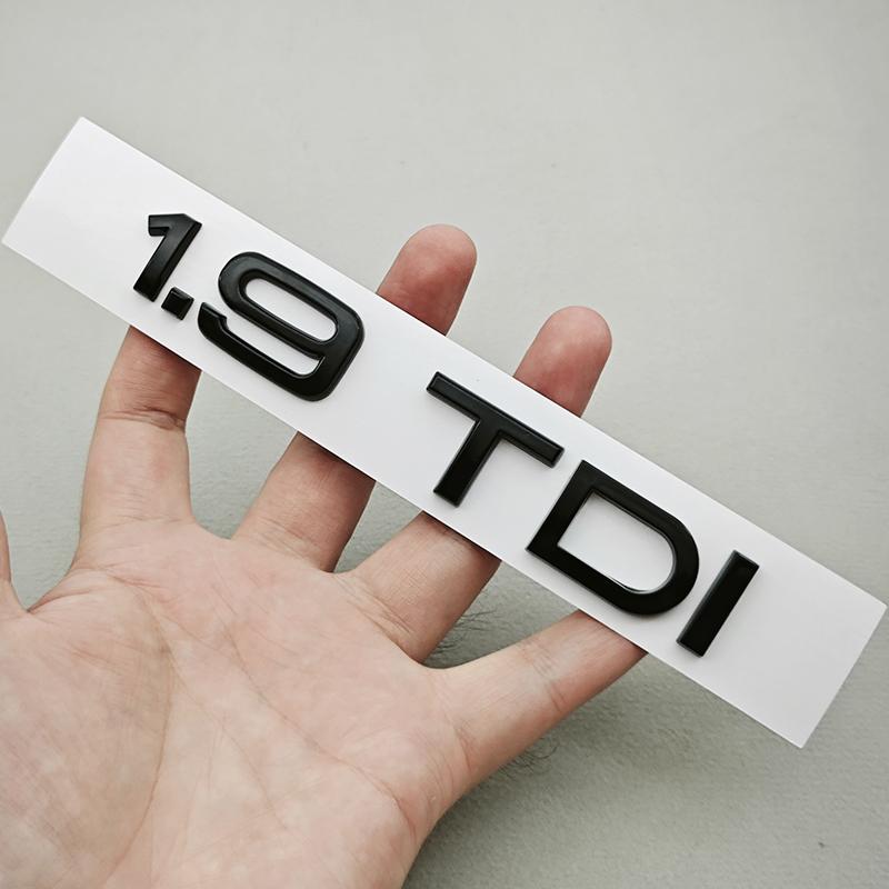 3D ABS Car Logo 1.9 2.0 2.8 3.0 4.2 TDI 3.6 Sticker Trunk Emblem Rear Badge For 6nlbr A3 A4 A5 A6 A7 A8 Q3 Q5 Q7 Q8 Accessroies nlbr6