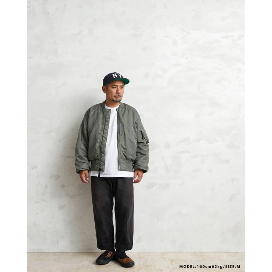 WAIPER US Military First Model Flight Model inc. MA-1 Jacket, MIL-J-8279 [23WP22] (XXL, BLACK)