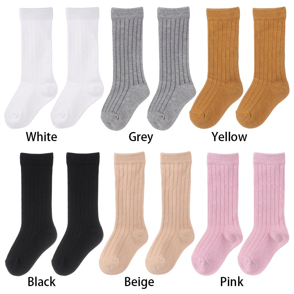 Baby Candy Colors Long Cotton Knee Socks Leg Warmer Children's Sockings Winter Warm