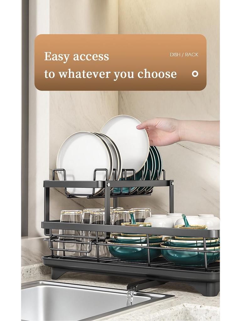 Cross-Border Kitchen Dish & Bowl Storage Drain Rack