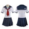Danganronpa Cosplay Costumes Naegi Komaru Uniform Women's Skirt / Top / Tie / Socks Anime Costume JK School Uniform