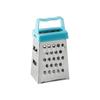 Mini Stainless Steel 4-Sided Cheese and Vegetable Grater - Kitchen Gadget & Lemon Zester