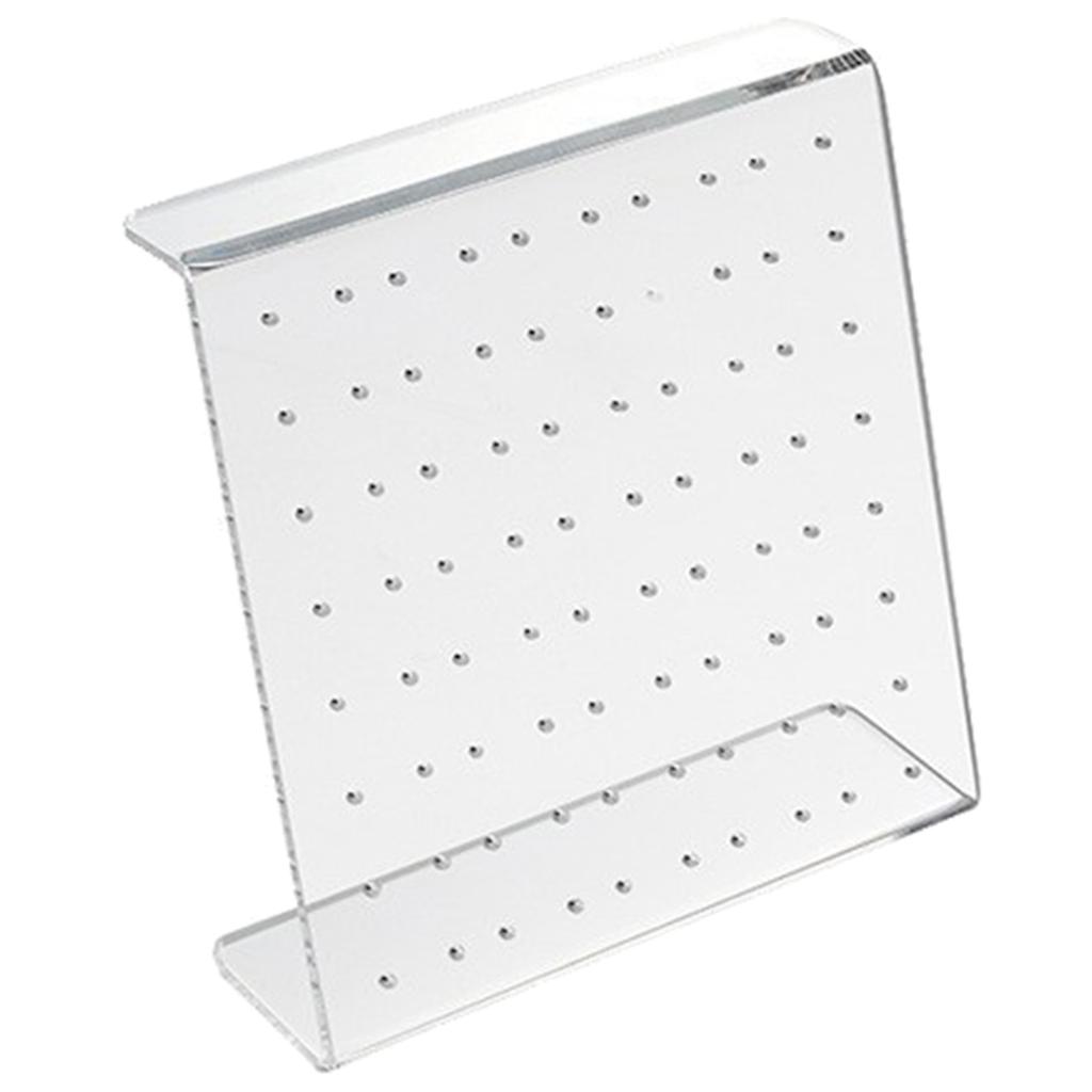 50/80 отверстий акриловый держатель для сережек органайзер для сережек-гвоздиков стеллаж для хранения ювелирных изделий витрина для сережек стенд