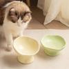 Non-slip Base Anti-Tip Cat Bowl Tilted Angle Neck Protection Bowl Slanted Pet Bowl  Senior Pets