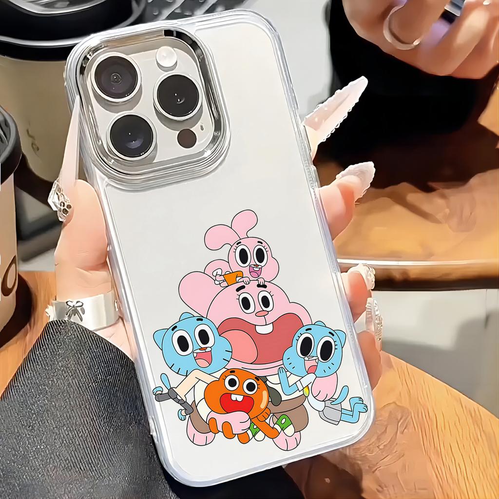 The Amazing World of Gumball Phone Case For iPhone 17 16e 16 15 14 13 12 11 mini Pro Max X XR XSMAX 8 7 Air Plus Soft Cover