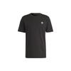 Мужская футболка Originals Trefoil Essentials с однотонным логотипом, черная IR9690