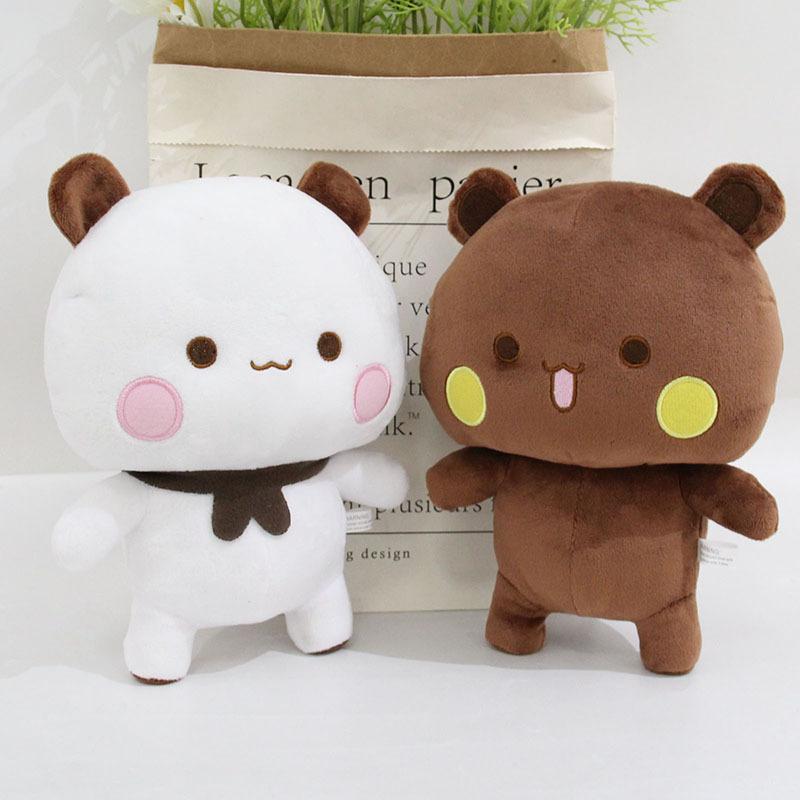 Cute Bubu And Dudu Panda Plush Doll Plush Sleeping Buddy Kawaii Animation Fluffy Bear Plaything Car Sofa Decoration Christmas/Birthday Gift
