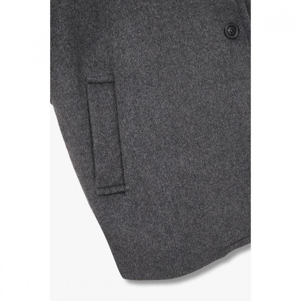 Studio Tomboy Women High Neck Wool Blend Half Coat 9176413992ar