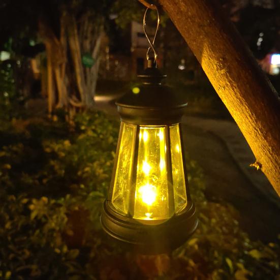 Солнечный фонарь подвесной светильник уличный водонепроницаемый светодиодный светильник в форме свечи на солнечной батарее энергосберегающий автоматический светильник для сада, патио, двора, декоративная лампа