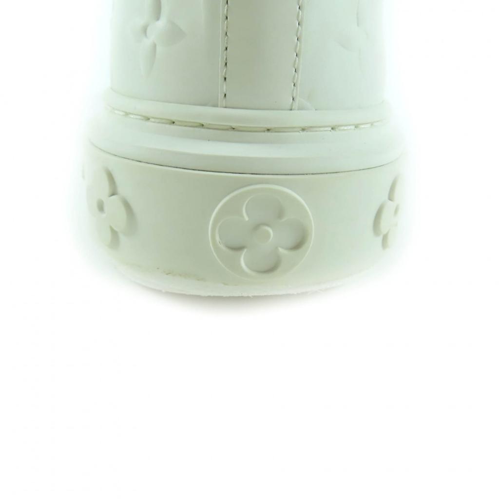 Great LOUIS VUITTON sneakers timeout line White brown leather Women 37 Used