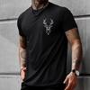 Летняя мужская повседневная футболка с коротким рукавом, модная свободная удобная футболка с круглым вырезом из хлопка с коротким рукавом